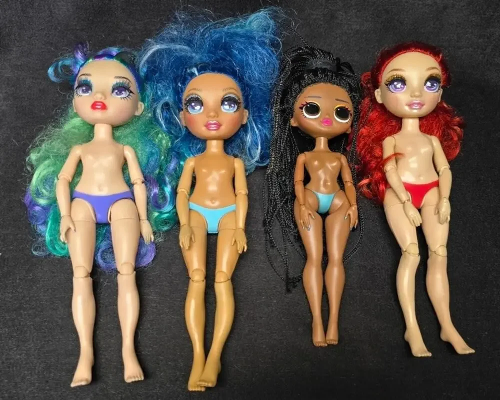 MGA Rainbow High & Sunset Fashion Doll Bundle - Ruby Holly Skyler World Travel